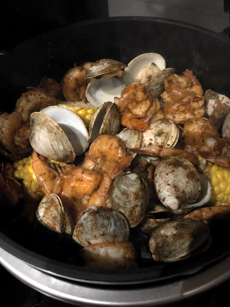 My seafood “boil”